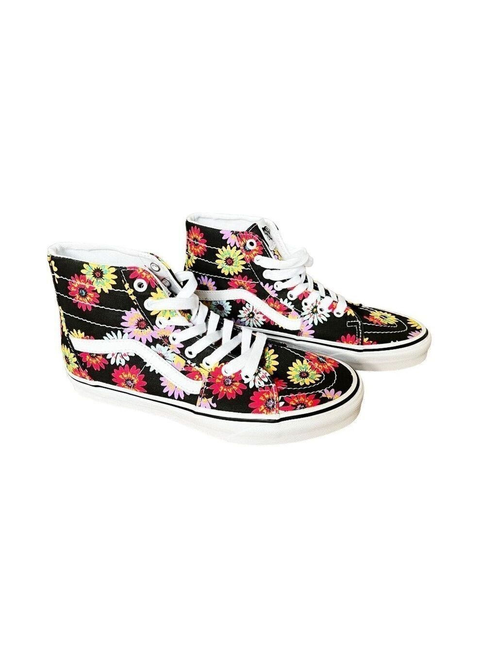 Vans Unisex Sk8-Hi Tapered Retro Peace Floral Sneakers